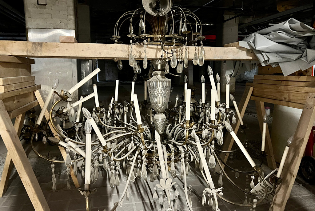 Antique chandelier